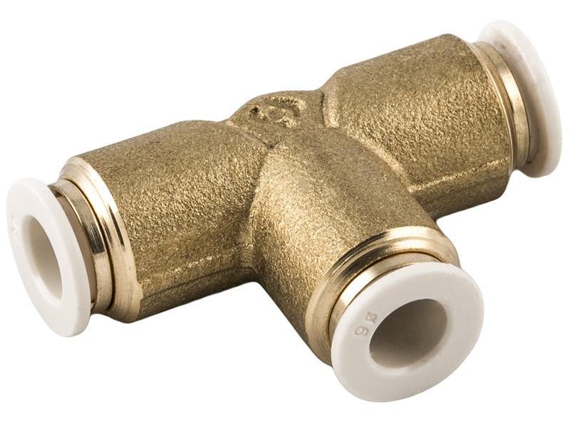 意大利安耐AIGNEP 饮料咖啡机医药 管对管T型三通快插接头59230