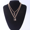 Chain hip-hop style, fashionable necklace, sweater, European style, punk style, simple and elegant design