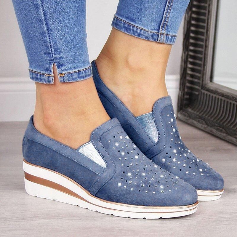 Lady Sports Shoes Casual Shoes Sneakers Rubber Sole Cushioned Versatile Sneakers_voghion.com