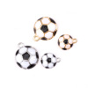 Metal golden football accessory, pendant handmade, wholesale