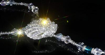 Retro fashion bride Foot ornaments Diamond Starfish Anklet Sandy beach Pearl Elastic force Mittens Rhinestone Scallops Anklet