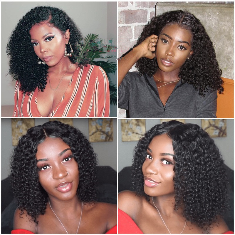 African small curly hair European and Am...