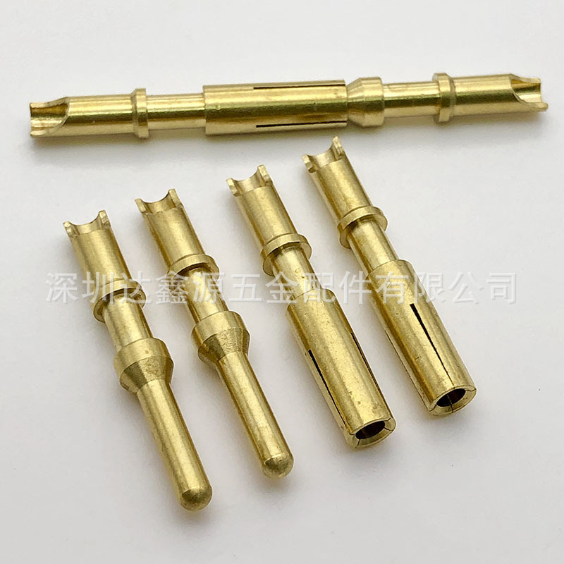 现货供应 铜针 插针 公母插针 连接器3.0公母插针插孔pin针 加工-阿里巴巴