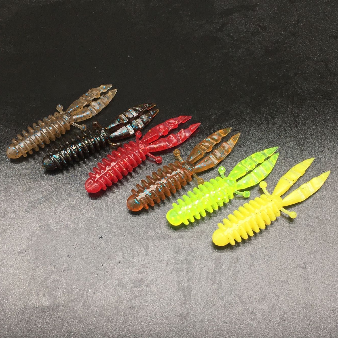 6 Colors Soft Craws Fishing Lures Soft Baits craws for fishing Fresh Water Bass Swimbait Tackle Gear