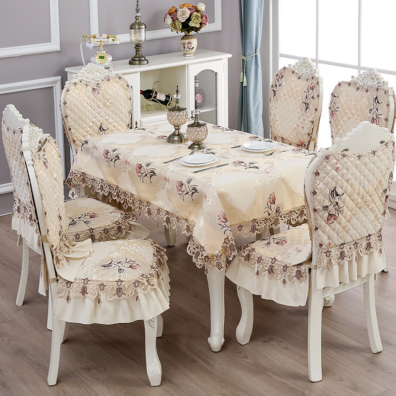 欧式郁金香黄椅垫 (2)