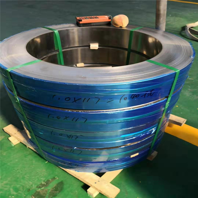 SUS304钢带软态油磨拉丝不锈钢分条进口设备加工不锈钢整卷拉丝