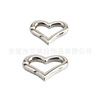 Stainless steel 316L Heart -shaped buckle spring buckle presses DIY jewelry accessories buckle