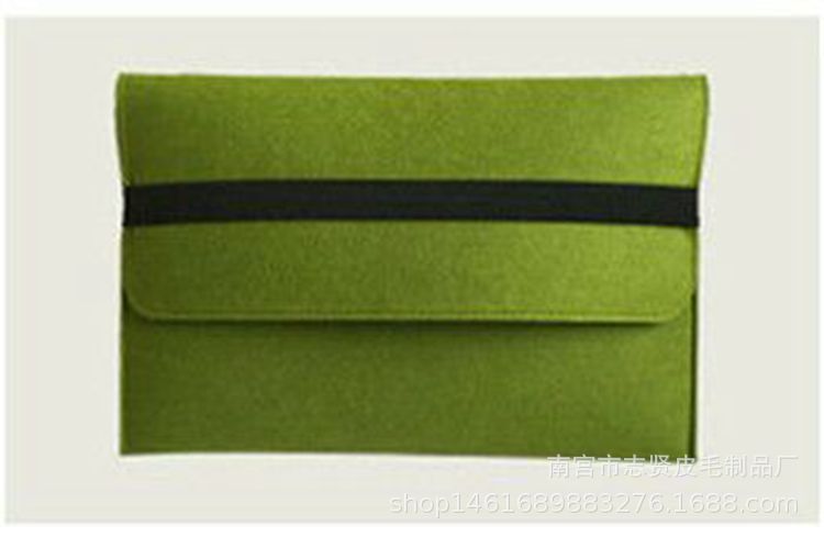 Felt computer bag with horizontal notebook tablet computer bag business promotion ipad liner bag custom logo