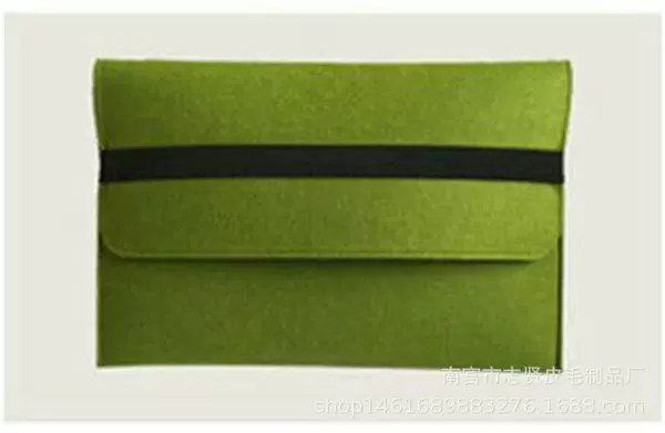 Felt computer bag with horizontal notebook tablet computer bag business promotion ipad liner bag custom logo