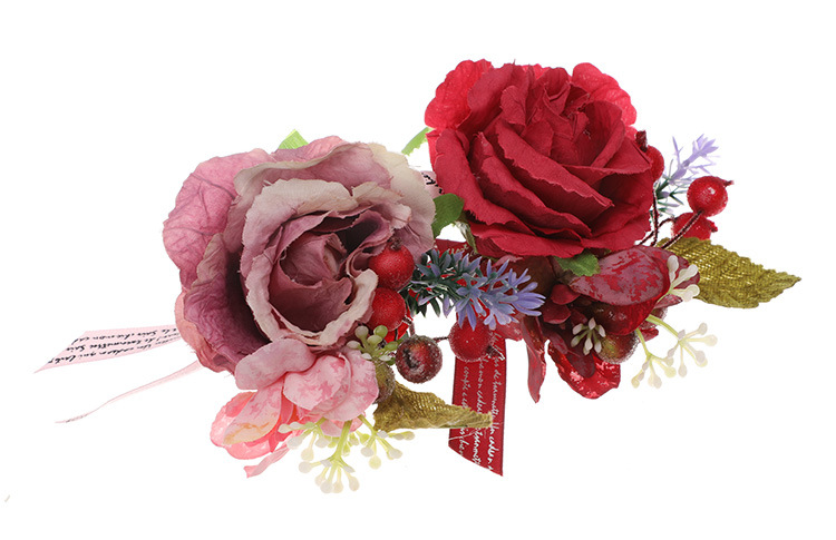 Fournitures De Mariage Corsage De Simulation De Couple Décoration Florale Créative display picture 2