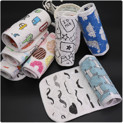 2020 New products Hua Yan garden cart Handrail Cotton Bite bite baby garden cart Handrail Bite 3 Saliva towel