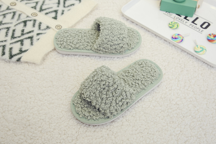 autumn new lamb wool children s slippers  NSPE27466