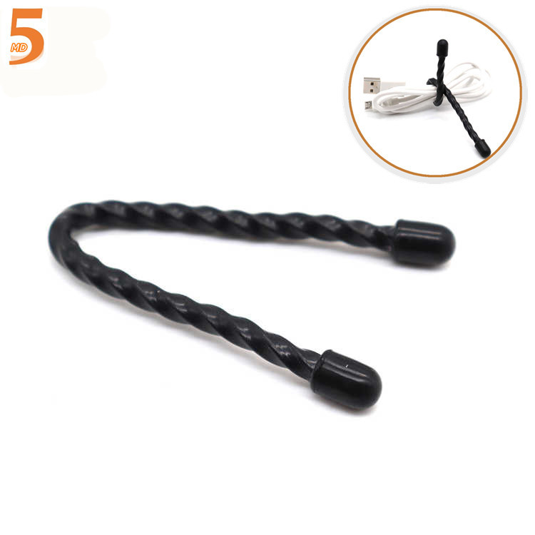 厂家批发定制硅橡胶扎线带 电线整理收纳硅胶捆绑带6英寸