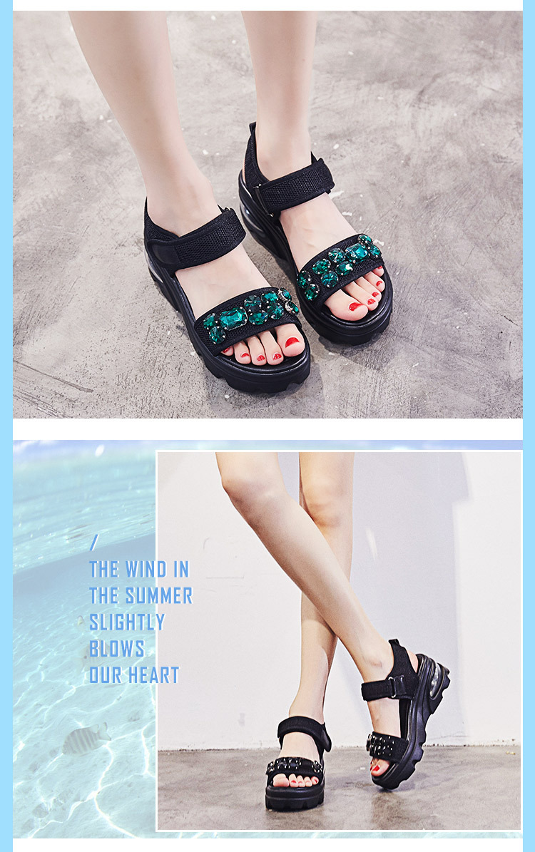 Chaussures été pour femme en Caoutchouc - Ref 3346239 Image 18