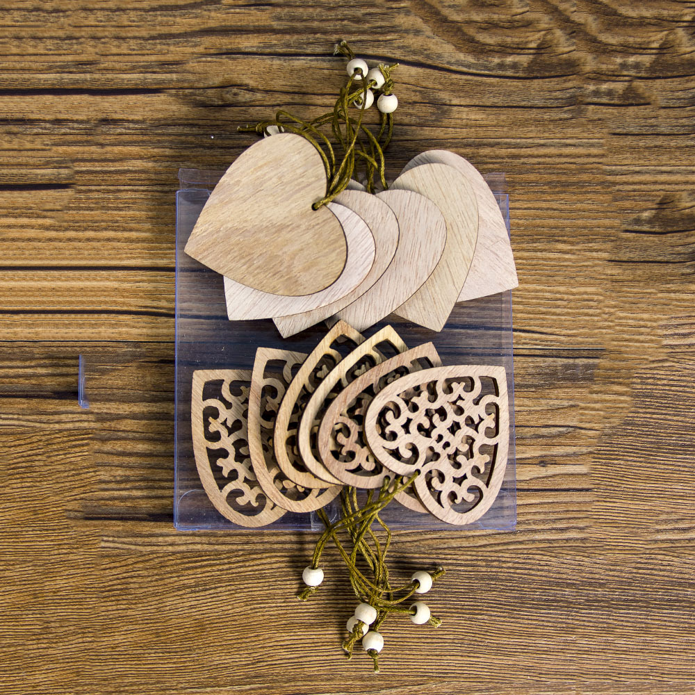 20g Weight Hanging Ornaments Event & Party Supplies Party Occasion Wood Material Christmas Festival Christmas Wood Party Hanging Ornaments 5