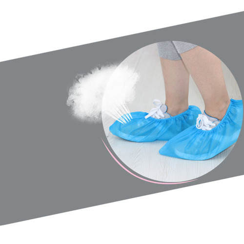 Beautiful polyester disposable shoe covers for household indoor non-woven computer room student foot covers dz