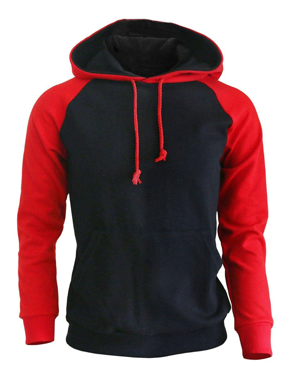 Red black hoodie