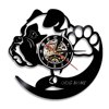 Simplicity Modern vinyl clock Meng pet cute puppy series record hanging bell animal shape home decoration