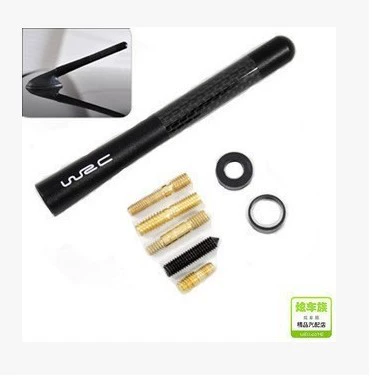 TRD WRC Модифицированная автомобильная антенна металлическая антенна из углеродного волокна короткая антенна автомобильная антенна автомобильные принадлежности