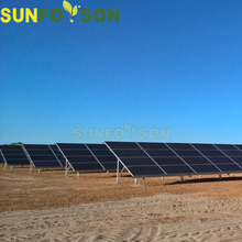 免开挖螺旋地桩光伏支架360度偏差自适应结构农光互补专用系统