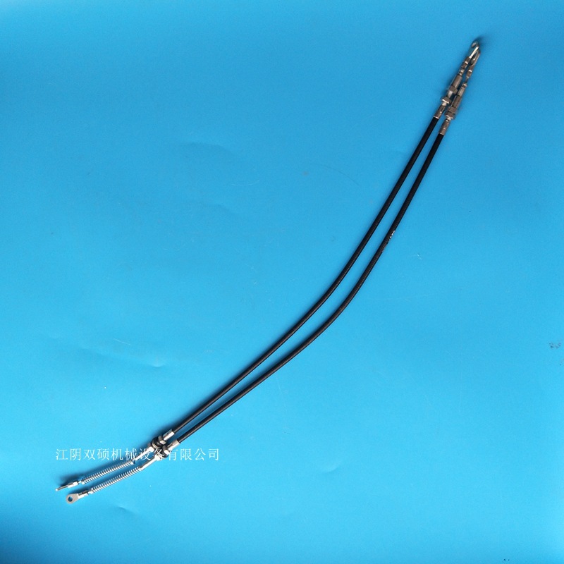 叉车配件杭叉50DH-70DH手制动钢丝绳拉锁5T-7T手刹车线手制动拉线