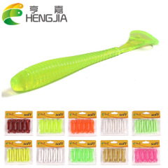 HENGJIA Hengjia Popper Soft Bait 10 Colors T-Tail 6cm Casting and Sea Fishing Lure