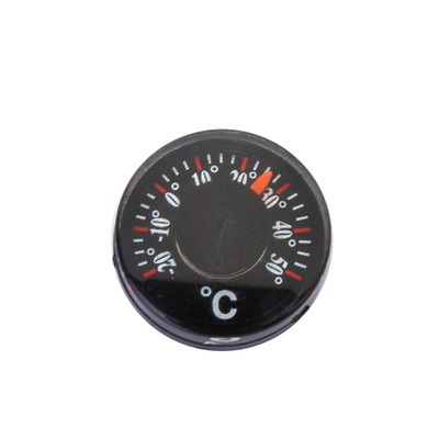 Professional factory supply external diameter 20mm Circular thermometer Metal Plastic thermometer
