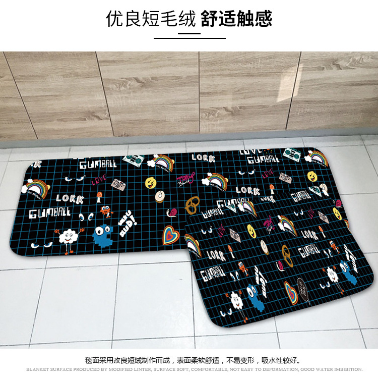 简约地垫,厨房脚垫,飘窗垫,门垫代发