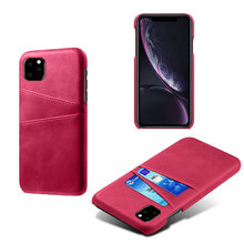 适用于iphone 11手机壳苹果11 6.1小牛纹双插卡保护壳保护皮套