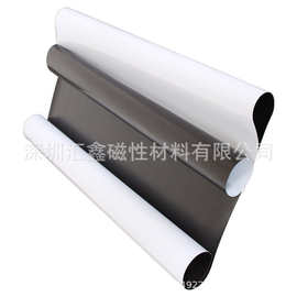 生产销售同性背胶橡胶磁片 冰箱贴彩色PVC磁胶铁粉胶  釹橡胶磁铁