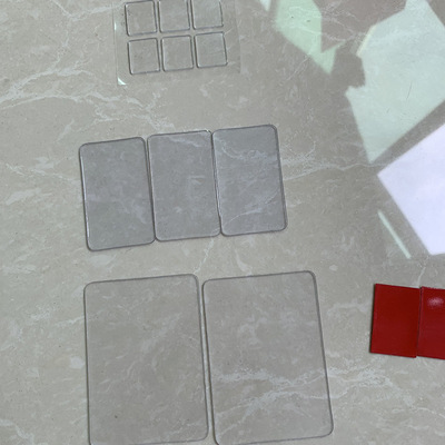 创意强力免打孔胶片透明无痕贴双面夹层胶粘贴防水防潮粘贴力胶片