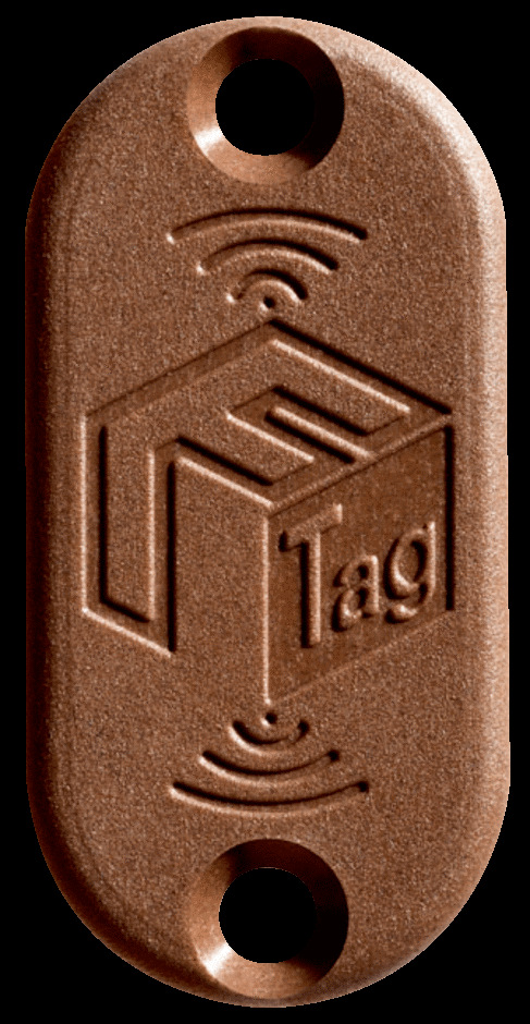 HF 应答器，矩形，金属上 订货号: 6039051 ISO15693