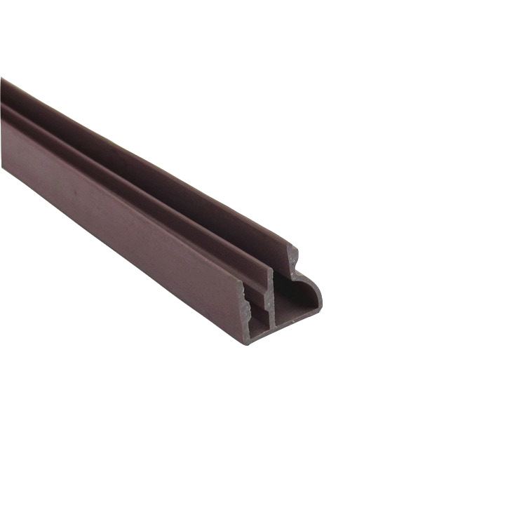 Productos de extrusión de plástico PVC tira de plástico Borde de sellado ranura para tarjeta de PVC perfil capas de procesamiento de extrusión