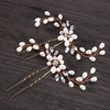 Silver white Chinese hairpin for bride from pearl, accessory, ebay, gold and silver