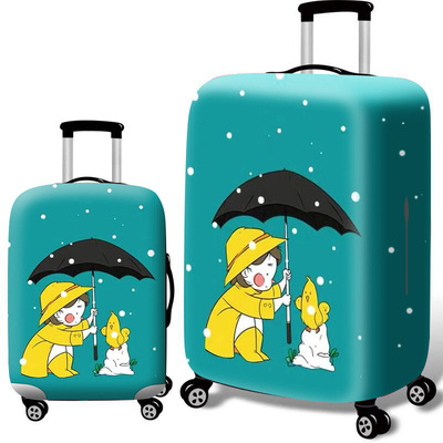 定制LOGO礼品弹力拉杆箱套行李箱旅行箱防尘罩保护套加厚耐磨防水