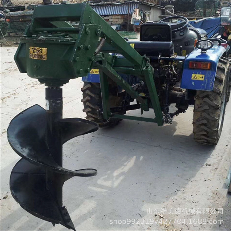 供应手推式地钻施肥挖坑机 单人植树挖坑机可选汽油大动力