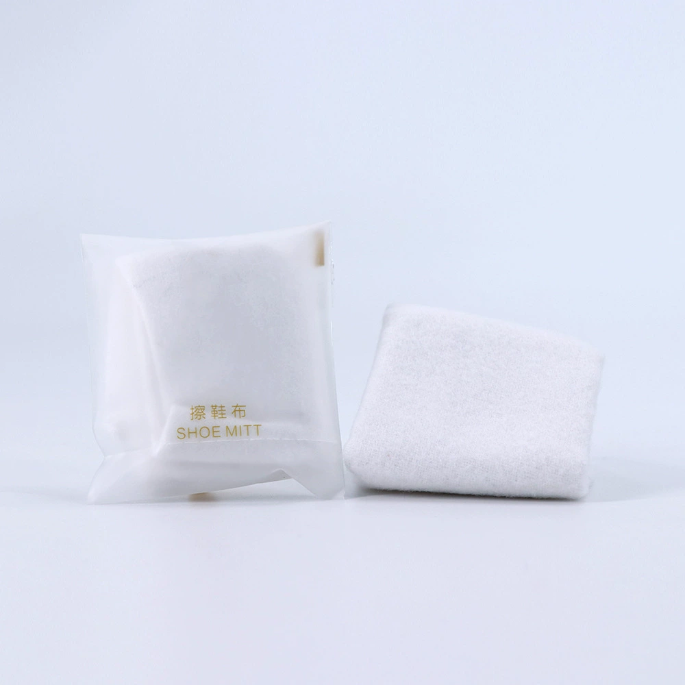 Одноразовая ткань для чистки обуви в гостиничном номере Одноразовая ткань для чистки обуви в гостевом доме Одноразовая ткань для чистки обуви