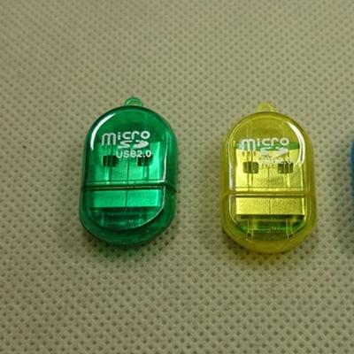 Small bulbs[Factory wholesale] microSD High-speed version USB 2.0 mobile phone TF Mini card reader