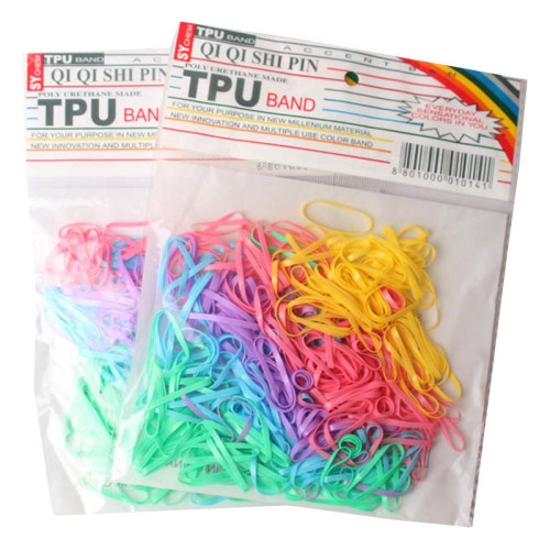 Black elastic hair tie for braiding, durable and high elasticity, suitable for women's simple headbands.