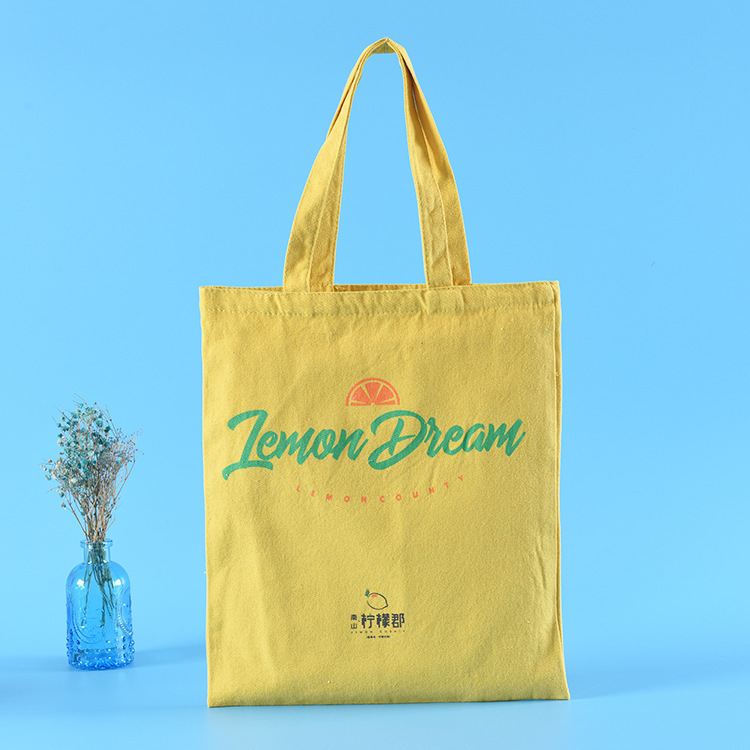 创意环保全棉帆布手提袋 宣传广告棉布购物帆布袋 可印刷logo