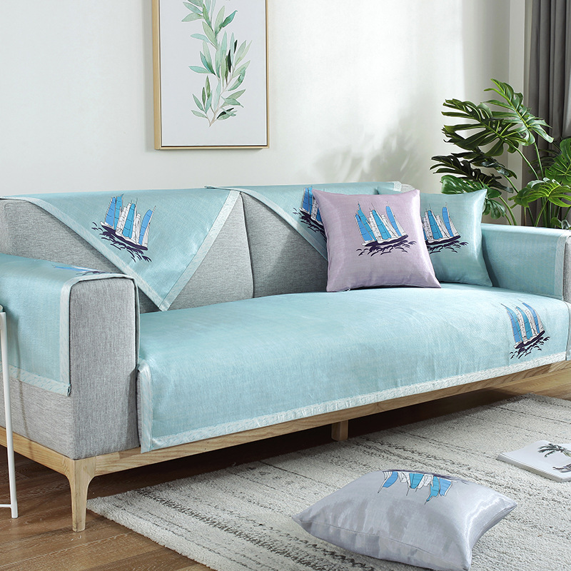 夏季坐垫 欧式纯色藤席沙发垫冰丝藤椅子坐垫批发定做凉席沙发套|ms