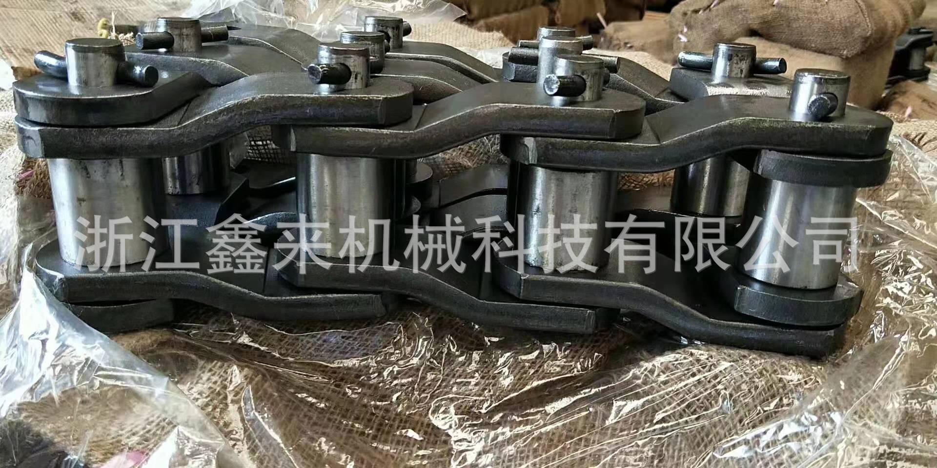 工业链条4824拉钢链条 重型载传动用弯板链条节距152.4重型链条