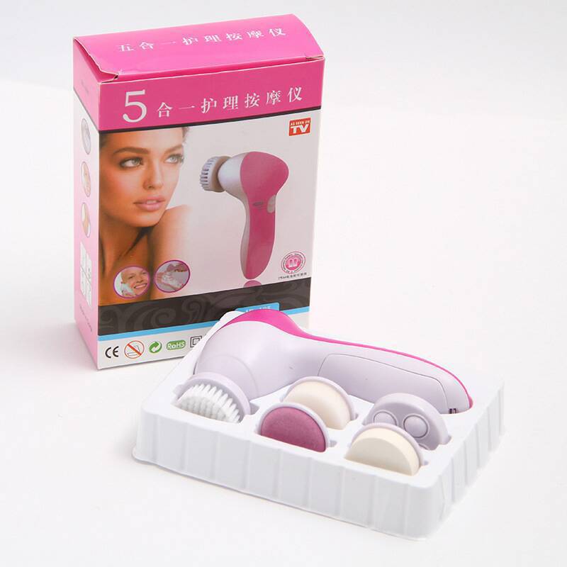 Five-in-one facial cleansing instrument...
