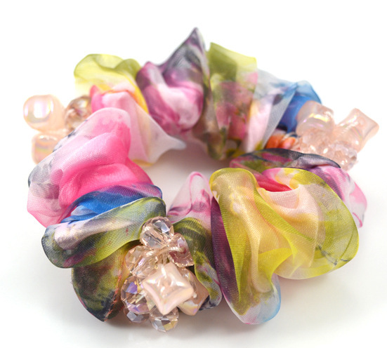 Crystal Lace Hair Scrunchies Wholesale display picture 5