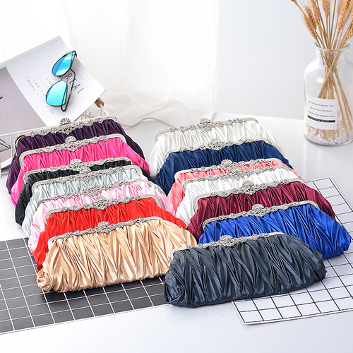 New women's handbag clutch bag dinner shoulder bag bride bridesmaid wedding dress bag cheongsam bag crossbody bag