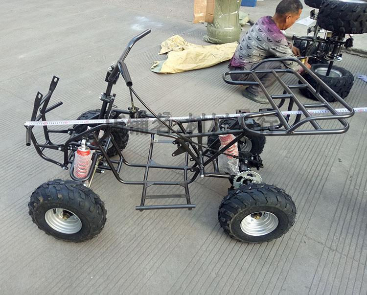Four-wheel bull homemade ATV modified motorcycle frame assembly gasoline frame front steering rear axle kit