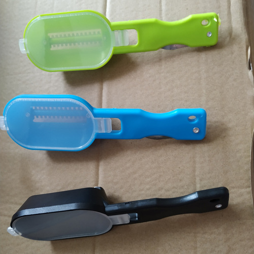 Stainless steel fish scale planer with cover fish scale scraper, fish killer, planer knife to remove fish scales, fish killer planer, fish scale brush