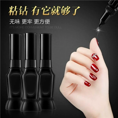 KASI nail nail drill glue Dırnaq bəzəkləri - ordinary-non-standard-glue-transparent