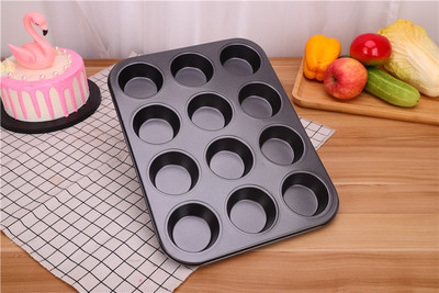 12 Nonstick roasting plate Cake Baking DIY12 carbon steel baking circular Cake mould