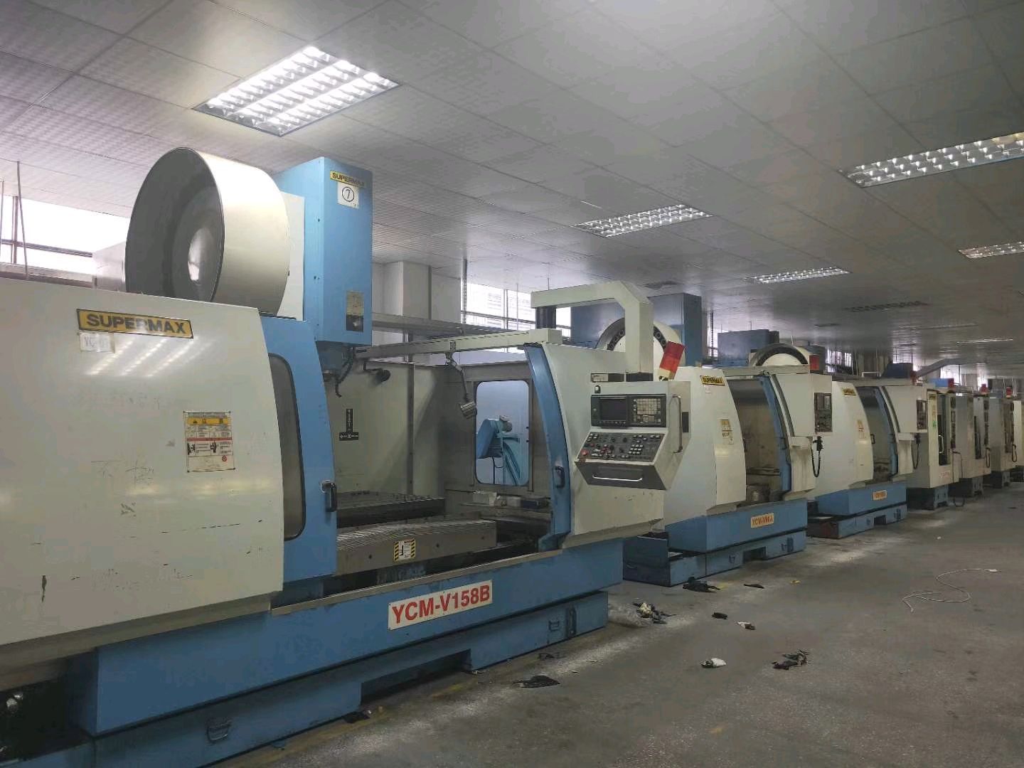 二手台湾原装永进CNC电脑锣加工中心YCM-FV56T、二手进口机床